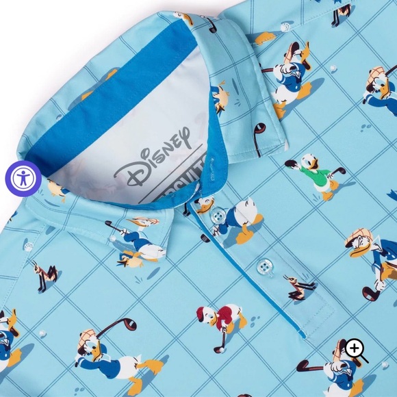 RSVLTS Donald Duck golf polo Disney 3xl - Picture 3 of 5